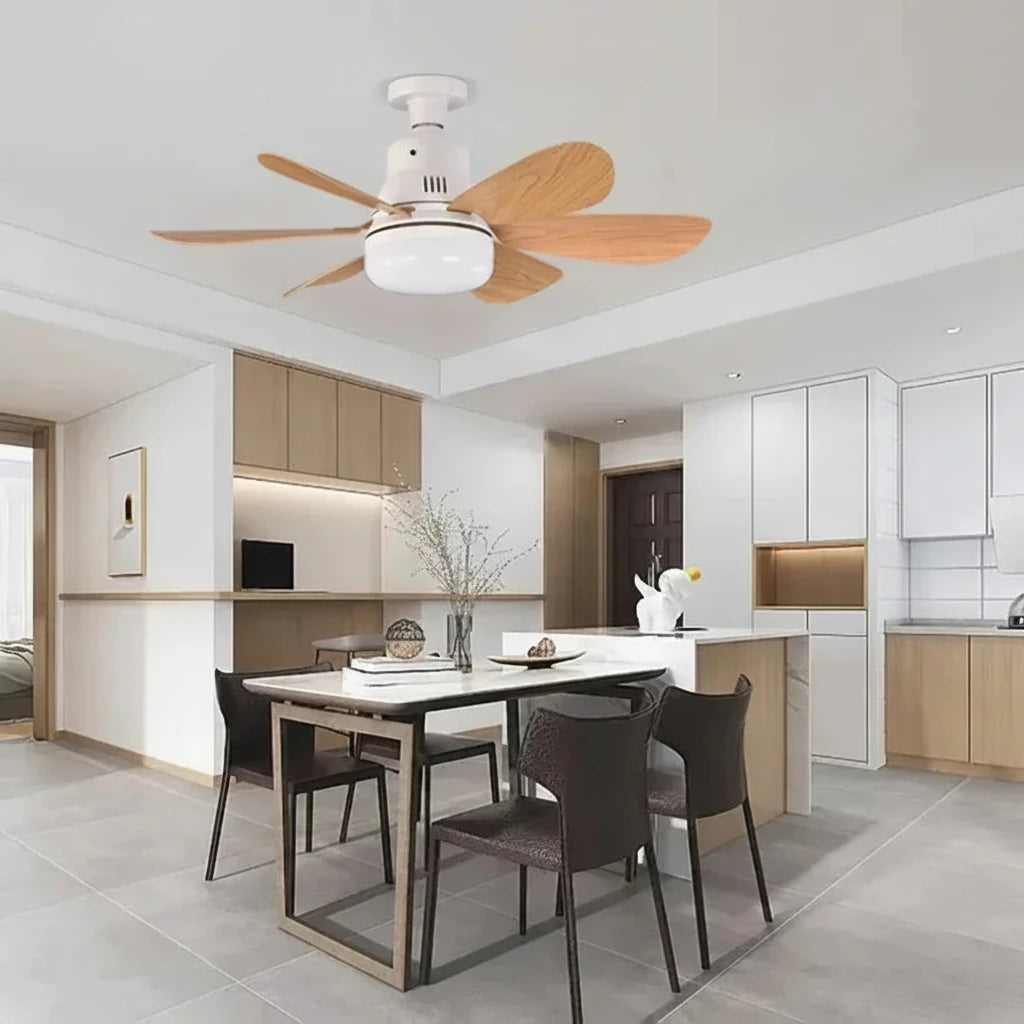 Ventilateur de Plafond LED E26/E27 – Télécommande, Variateur & Veilleuse Nuit