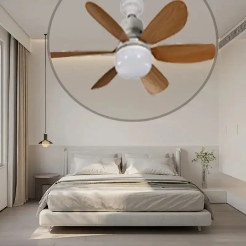 Ventilateur de Plafond LED E26/E27 – Télécommande, Variateur & Veilleuse Nuit