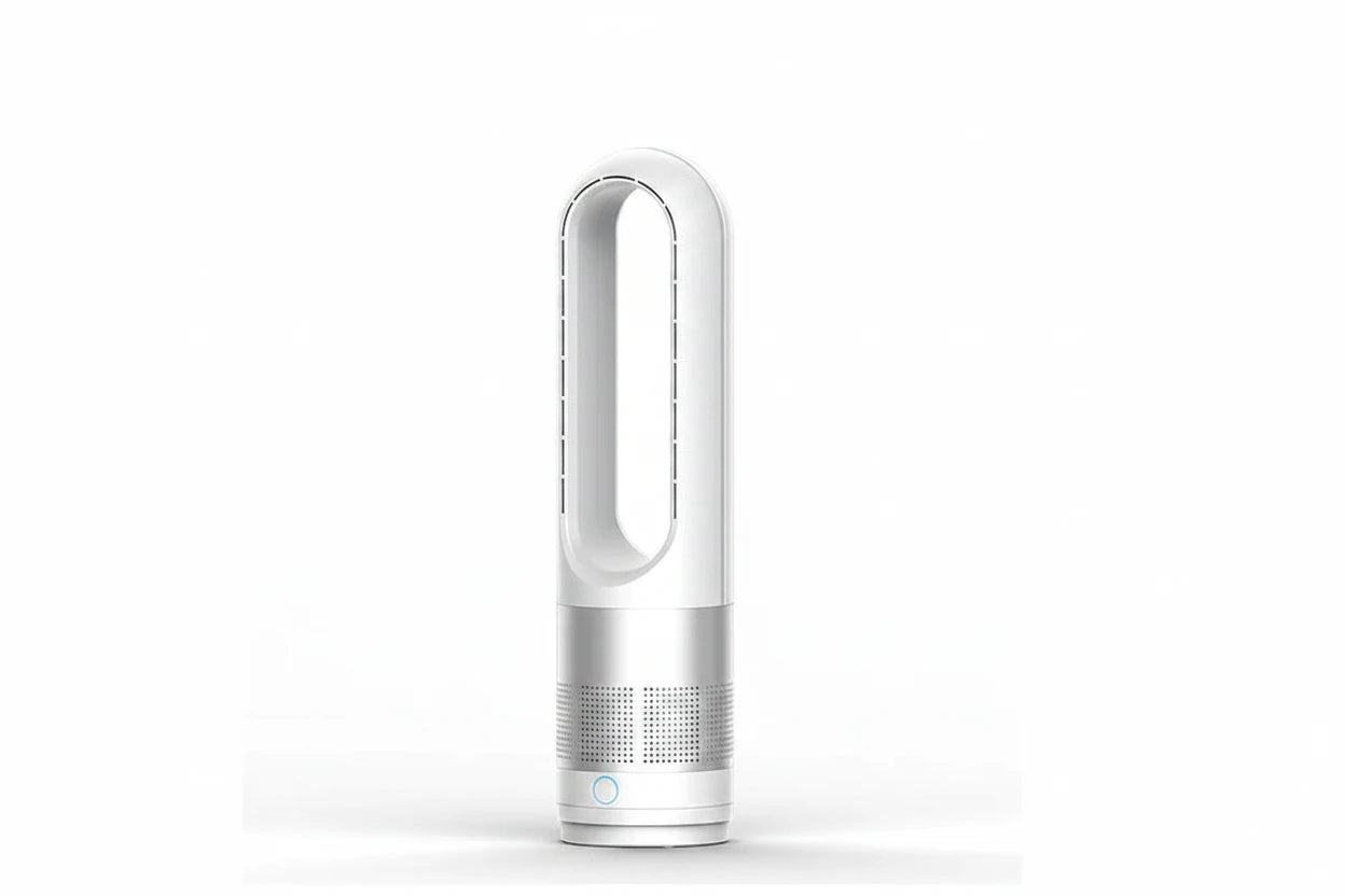 Ventilateur Tour Sans Lames avec Télécommande – 8 Vitesses, Oscillation 80°, Minuterie 8H, 220V