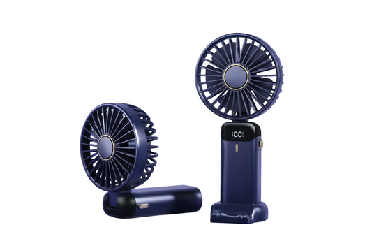 Ventilateur Portable 5 Vitesses avec Support Téléphone