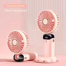 Ventilateur de cou portable VENTIGO coloris Rose – vue produit