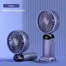 ventilateur de cou portable VENTIGO coloris Violet – vue produit